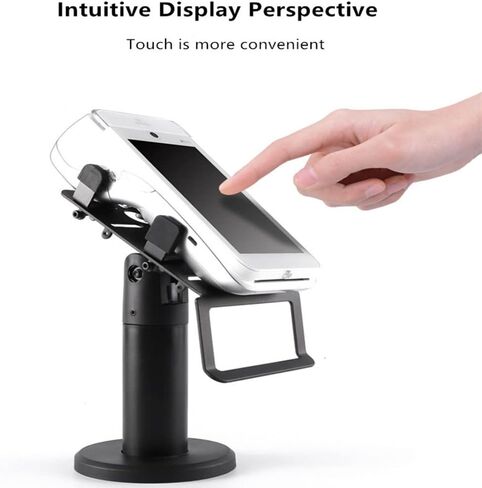 POS Machine Stand Supermarket Cashier Bracket Bank Credit Card Holder Machine 360 Degree Adjustable Rotation Handheld Display in Kuwait