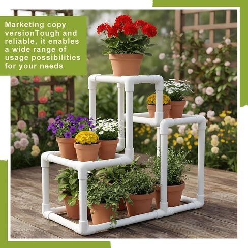 6 قطع من الأنابيب البلاستيكية مقاس 2 بوصة بطول 16.7 بوصة من أنابيب PVC الصناعية Sch40 باللون الأبيض للمنزل والحديقة والدفيئة والمزرعة وورش العمل ودرجة الأثاث (2 بوصة × 16.7 بوصة طول) in Kuwait