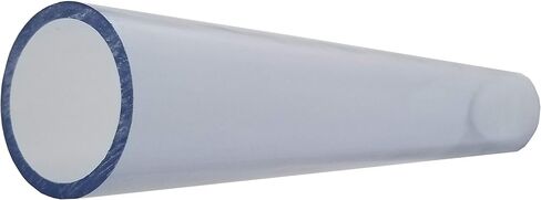 4 Inch Diameter Clear PVC Schedule 40 Pipe [Pipe ID 4.0 inch, OD 4.5 inch] (Bluish tint), Choose Your Length (5 Inches to 8 feet) (Selected Length: 3 Feet) in Saudi Arabia