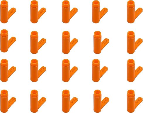 9mm Chamber Flags – 20 Pack Bulk Empty Chamber Safety Indicators for Handguns & Pistols – High Visibility 3D Printed Firearm Safety Flags for Range, Training & Storage – Made in USA in Kuwait