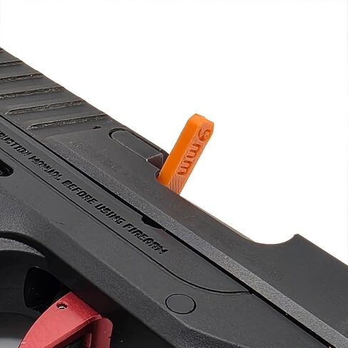 9mm Chamber Flags – 20 Pack Bulk Empty Chamber Safety Indicators for Handguns & Pistols – High Visibility 3D Printed Firearm Safety Flags for Range, Training & Storage – Made in USA in Kuwait