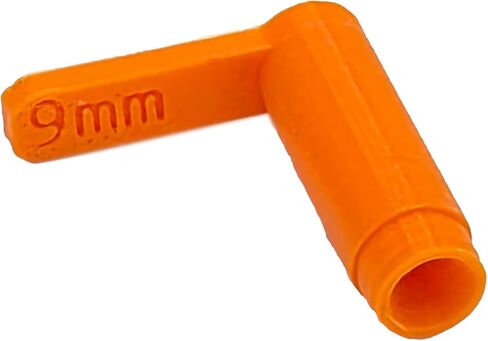 9mm Chamber Flags – 20 Pack Bulk Empty Chamber Safety Indicators for Handguns & Pistols – High Visibility 3D Printed Firearm Safety Flags for Range, Training & Storage – Made in USA in Kuwait