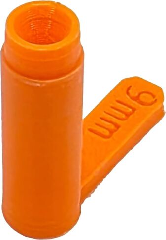 9mm Chamber Flags – 20 Pack Bulk Empty Chamber Safety Indicators for Handguns & Pistols – High Visibility 3D Printed Firearm Safety Flags for Range, Training & Storage – Made in USA in Kuwait