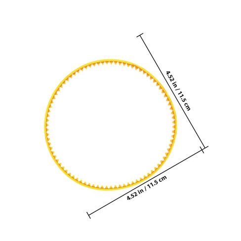 6pcs Replacement Belts for Cotton Candy Maker, Commercial Powered Sugar Dispenser Accessory, Sturdy Plastic Cotton Candy Machine Spare Parts for Indoor Concession Equipment in Kuwait