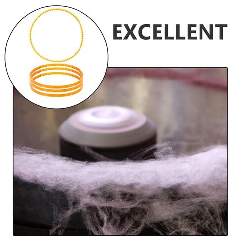 6pcs Replacement Belts for Cotton Candy Maker, Commercial Powered Sugar Dispenser Accessory, Sturdy Plastic Cotton Candy Machine Spare Parts for Indoor Concession Equipment in Kuwait