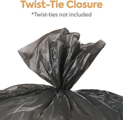 Coastwide Professional 40-45 Gallon Trash Bag, 40" x 48", Low Density, 1.5 mil, Black, 50 Bags/Box in Kuwait