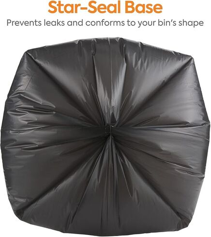 Coastwide Professional 40-45 Gallon Trash Bag, 40" x 48", Low Density, 1.5 mil, Black, 50 Bags/Box in Kuwait
