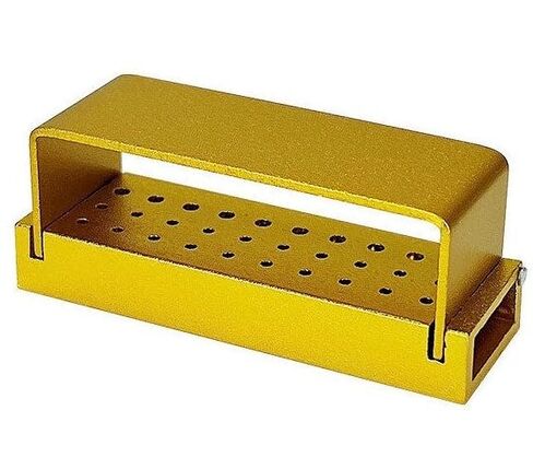 30 Holes Dental Disinfection Burs Holder Station, Bur Block Organizer with Cover (5, Neon Blue) in Saudi Arabia