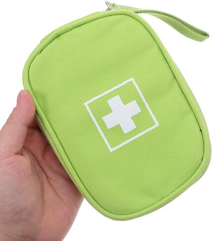Portable Medicine Pouch with Handle, Mini Travel Medicine Storage Bag, Lightweight Emergency Medical Organizer for Outdoor Sports, Camping, and Home Use in Saudi Arabia