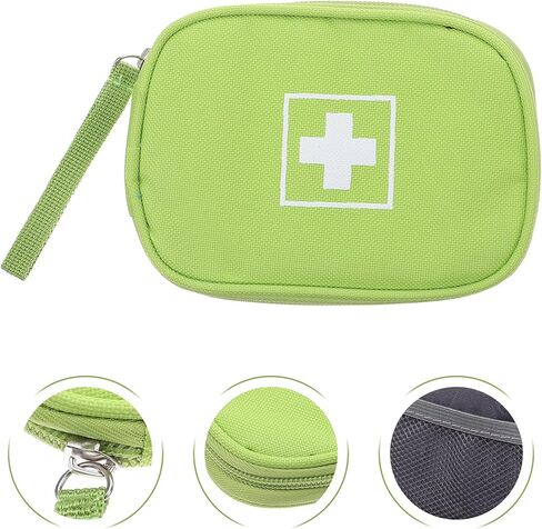 Portable Medicine Pouch with Handle, Mini Travel Medicine Storage Bag, Lightweight Emergency Medical Organizer for Outdoor Sports, Camping, and Home Use in Saudi Arabia