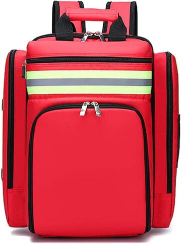 Empty First Aid Bag, Safety Haversack, Medication Storage Portable Travel Medical Supplies Cosmetic Organizer Emergency Pill Medicine Tote Outdoor Sport in Saudi Arabia
