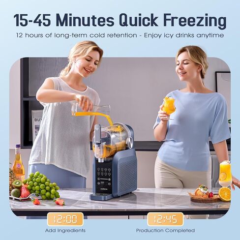 7-in-1 Slushie Machine for Home(88oz.),Slushy Maker with No Ice Needed, Auto-Clean,Frozen Drink,Margarita, Cocktail,Daiquiri,Frappe,Milkshake,and More Slush Smoothie(1 Pack) in Kuwait