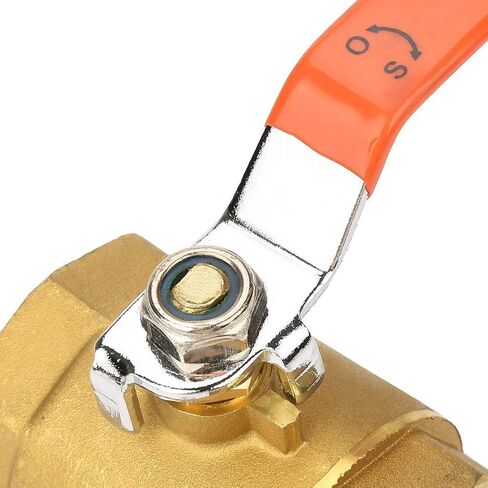 POCREATION Brass Valve, Compact Structure, Quick Open Close Valve, DN40 1.5 Inch for Water Oil Gas Systems in Saudi Arabia
