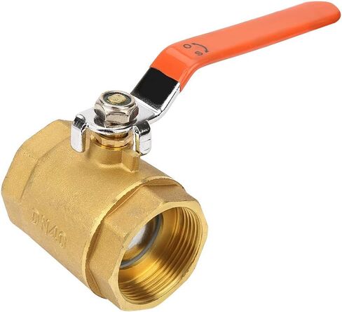 POCREATION Brass Valve, Compact Structure, Quick Open Close Valve, DN40 1.5 Inch for Water Oil Gas Systems in Saudi Arabia