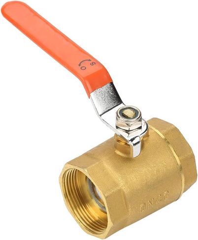POCREATION Brass Valve, Compact Structure, Quick Open Close Valve, DN40 1.5 Inch for Water Oil Gas Systems in Saudi Arabia