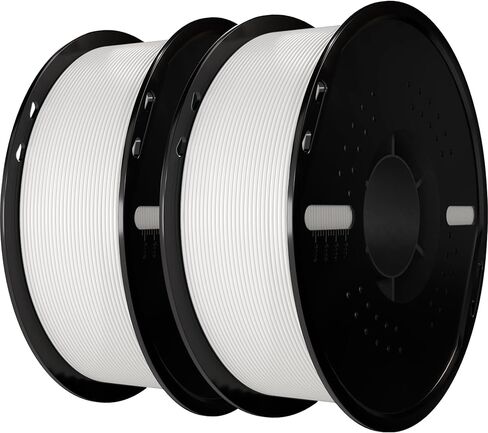 خيوط طابعة ثلاثية الأبعاد 1.75 مم PLA + دقة خيوط +/- 0.02 مم، بكرة 1 كجم (2.2 رطل)، خالية من التشابك، خالية من الانسداد، توافق عالي، طباعة سهلة، تناسب معظم طابعات FDM ثلاثية الأبعاد in Kuwait