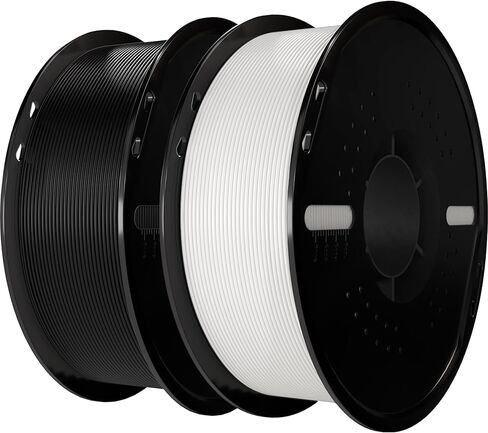 خيوط طابعة ثلاثية الأبعاد 1.75 مم PLA + دقة خيوط +/- 0.02 مم، بكرة 1 كجم (2.2 رطل)، خالية من التشابك، خالية من الانسداد، توافق عالي، طباعة سهلة، تناسب معظم طابعات FDM ثلاثية الأبعاد in Kuwait