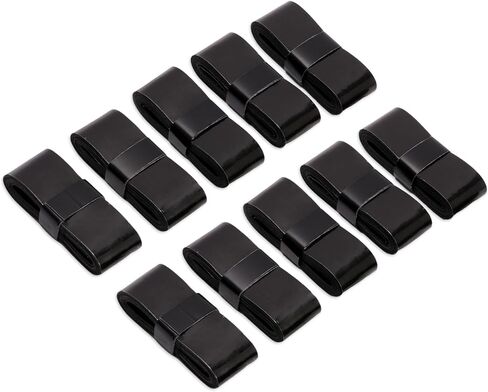 شريط قبضة مضرب التنس من ويلمين، 10 عبوات، قبضة مضرب زائدة، لامتصاص العرق، وتشتيت الصدمات، والالتصاق، والراحة والمتانة، طويل الأمد in Kuwait