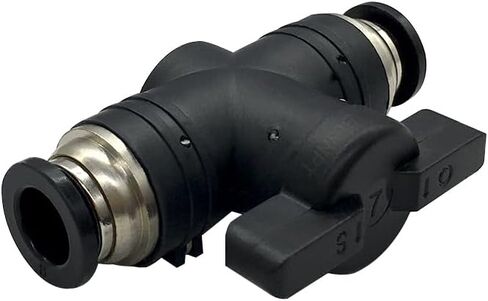 1/4" x 1/4" OD Pneumatic Ball Valve Push to Connect Fittings Air Flow Control Valve Straight Quick Connect Union (Pack of 4) in Saudi Arabia