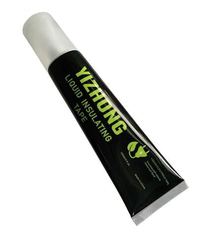 شريط كهربائي سائل من YIZHONG، أسود - طلاء عازل مقاوم للماء وسريع الجفاف لإصلاح الأسلاك، ودرجة حرارة عالية ومانع تسرب مطاطي مقاوم للهب in Kuwait