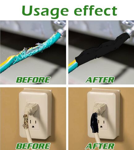 شريط كهربائي سائل من YIZHONG، أسود - طلاء عازل مقاوم للماء وسريع الجفاف لإصلاح الأسلاك، ودرجة حرارة عالية ومانع تسرب مطاطي مقاوم للهب in Kuwait