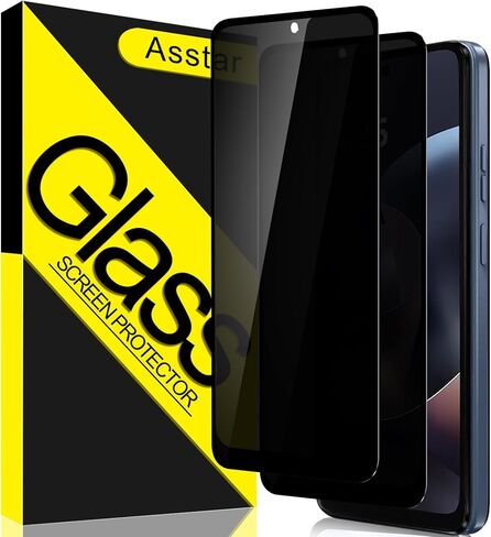 Privacy Screen Protector for Moto G 5G 2025 [2-Pack] 9H Hardness Tempered Glass Screen Protector for Moto G play 5G 2025, Anti-Scratch Case-friendly Bubble-Free in Kuwait