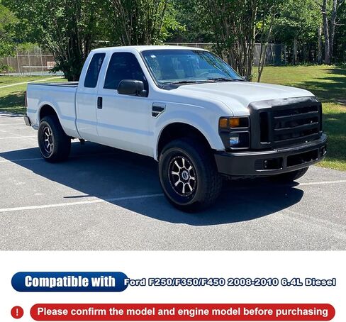 4 "نظام كمية الهواء كمية الهواء مع مرشح مبلور متوافق مع Ford F250 F350 F450 7.3L Powerstroke Diesel 1999.5-2003 in Kuwait