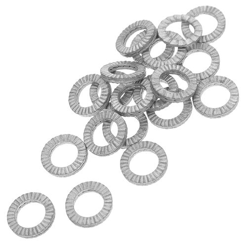 TIDTALEO 20Pcs M10 Wedge Locking Washers Double Stack Secure Self-Locking Washers Manganese Steel for Industrial and Home Repair in Saudi Arabia