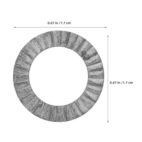 Garneck 30pcs Manganese Steel Wedge Locking Washers Double Stack Anti-loosening for Industrial Machinery Bolts Screws Noise Vibration Control Safety Washers in Kuwait