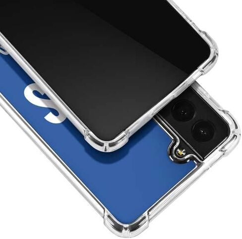 حافظة هاتف Skinit الشفافة متوافقة مع هاتف Galaxy S22 - تصميم خوذة Los Angeles Rams المرخص رسميًا من الدوري الوطني لكرة القدم الأمريكية in Saudi Arabia
