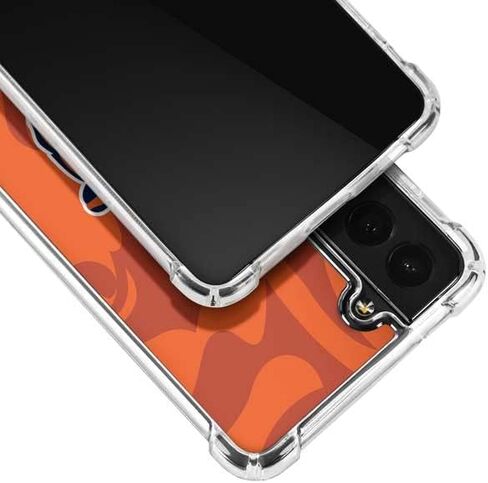 حافظة هاتف Skinit الشفافة متوافقة مع هاتف Galaxy S22 - تصميم مزدوج الرؤية مرخص رسميًا من الدوري الوطني لكرة القدم الأمريكية NFL Chicago Bears in Saudi Arabia