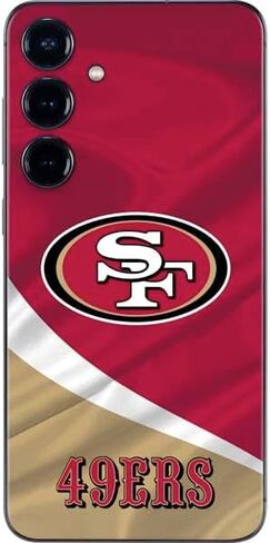 Skinit Decal Phone Skin Compatible with Galaxy S25 Plus - Officially Licensed NFL San Francisco 49ers Design in Saudi Arabia