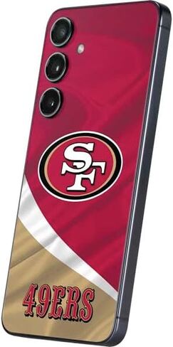 Skinit Decal Phone Skin Compatible with Galaxy S25 Plus - Officially Licensed NFL San Francisco 49ers Design in Saudi Arabia