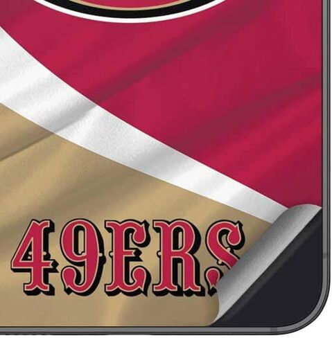 Skinit Decal Phone Skin Compatible with Galaxy S25 Plus - Officially Licensed NFL San Francisco 49ers Design in Saudi Arabia