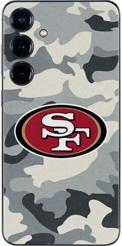 Skinit Decal Phone Skin Compatible with Galaxy S25 Plus - Officially Licensed NFL San Francisco 49ers Design in Saudi Arabia