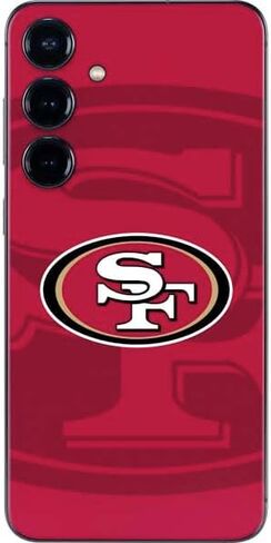 Skinit Decal Phone Skin Compatible with Galaxy S25 Plus - Officially Licensed NFL San Francisco 49ers Design in Saudi Arabia