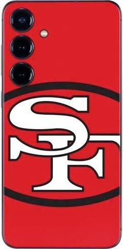 Skinit Decal Phone Skin Compatible with Galaxy S25 Plus - Officially Licensed NFL San Francisco 49ers Design in Saudi Arabia