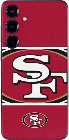 Skinit Decal Phone Skin Compatible with Galaxy S25 Plus - Officially Licensed NFL San Francisco 49ers Design in Saudi Arabia