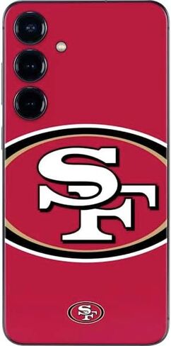 Skinit Decal Phone Skin Compatible with Galaxy S25 Plus - Officially Licensed NFL San Francisco 49ers Design in Saudi Arabia
