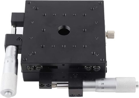 Kikumi Linear Steps - XY Micrometer, Manual Fine Tuning, Cross Valley Accuracy, Linear Steps 100 x 100 x 40 mm in Kuwait