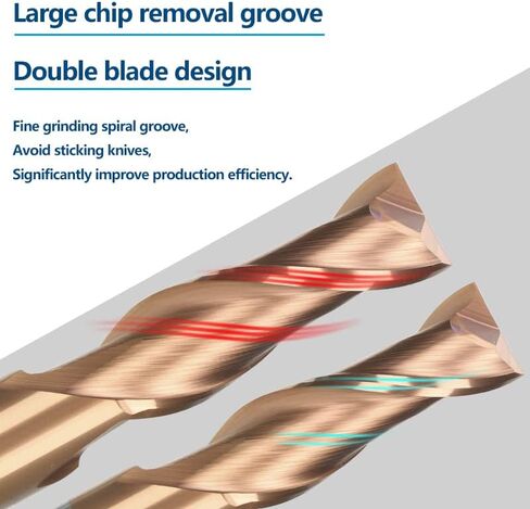 1 قطعة/8 قطعة نانو معطف شقة الأنف نهاية مطحنة CNC راوتر بت 1-12 مللي متر اثنين من المزامير كربيد نهاية مطحنة TiCN المغلفة شقة نهاية مطحنة بت ماكينة بتحكم رقمي بالكمبيوتر طحن بت in Kuwait