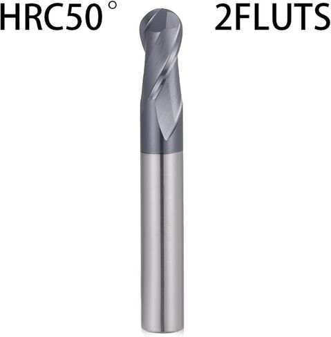 Ball Nose End Mill Cutter CNC Router Bits Tungsten Carbide Cutter Double Flute Milling Tool HRC50 55 65 Ball End Mill R1 R2 in Saudi Arabia