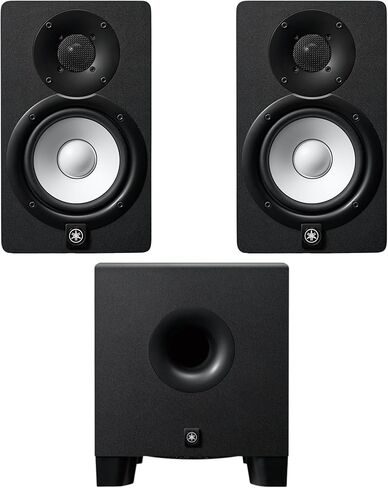 Yamaha HS5 5" Powered Studio Monitor (Pair) with HS8S 8" Powered Studio Subwoofer in Saudi Arabia