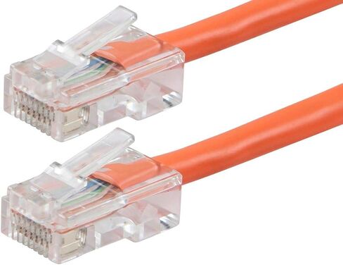 Monoprice Cat6 Ethernet Patch Cable - 1 قدم - الأزرق | Network Internet Cord - RJ45 ، تقطعت بهم السبل ، 550 ميجا هرتز ، UTP ، سلك النحاس العاري النقي ، 24AWG - Zeroboot Series (حزمة 2) in Kuwait