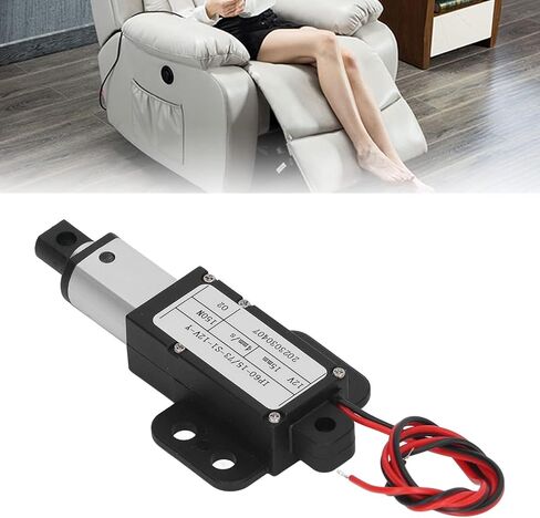 15mm Stroke Micro Linear Actuator, 12V Force 150N Speed 4mm / s Linear Actuator Built in Limit Switch, Electric Motion Actuator for Home Automation, Robotics, Cabinet (with in Saudi Arabia