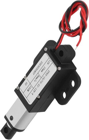 15mm Stroke Micro Linear Actuator, 12V Force 150N Speed 4mm / s Linear Actuator Built in Limit Switch, Electric Motion Actuator for Home Automation, Robotics, Cabinet (with in Saudi Arabia