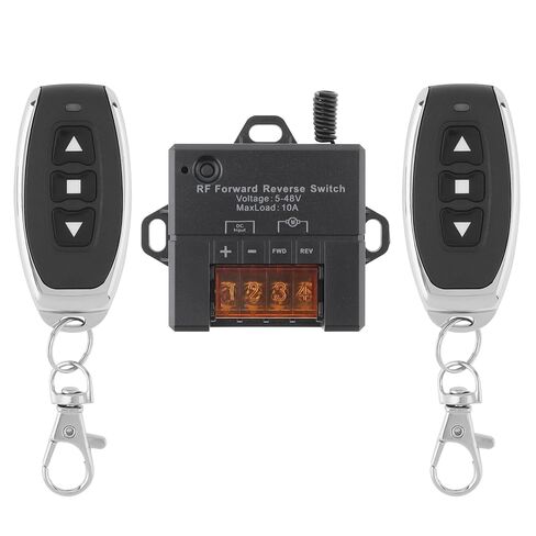 تيار مستمر 5 فولت-48 فولت 10A إلى الأمام عكس التحكم عن بعد التبديل الخطي المحرك تحكم ونش الملف اللولبي التتابع المقاولين ، التبديل العكسي إلى الأمام in Kuwait