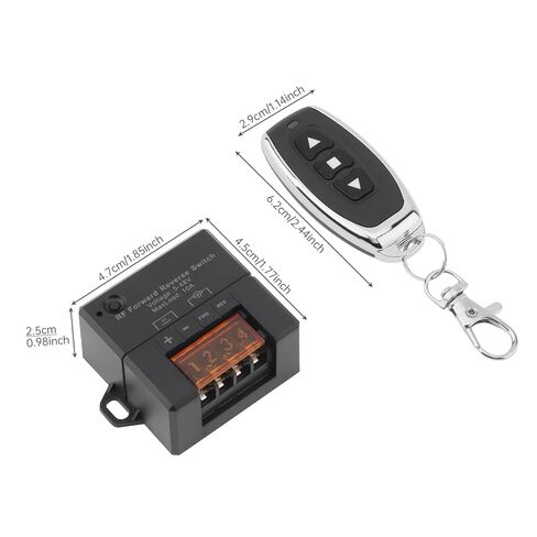 تيار مستمر 5 فولت-48 فولت 10A إلى الأمام عكس التحكم عن بعد التبديل الخطي المحرك تحكم ونش الملف اللولبي التتابع المقاولين ، التبديل العكسي إلى الأمام in Kuwait