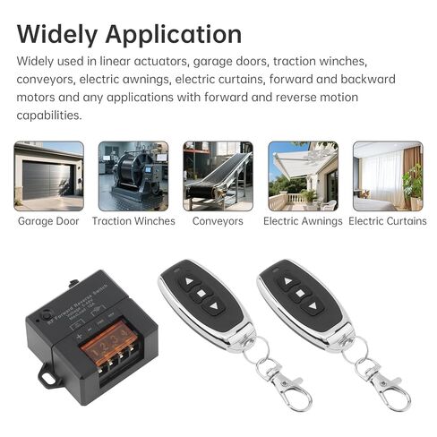 تيار مستمر 5 فولت-48 فولت 10A إلى الأمام عكس التحكم عن بعد التبديل الخطي المحرك تحكم ونش الملف اللولبي التتابع المقاولين ، التبديل العكسي إلى الأمام in Kuwait