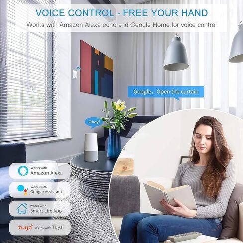 WiFi Linear Actuator Module, Motor Controller with Tuya Smart Life App, Alexa Voice Control, RF433 Remote, Forward Reverse Switch & WiFi Timer Switch for Automation (AC 85V-220V) in Saudi Arabia